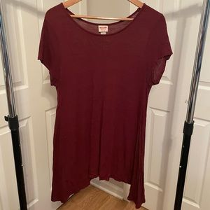 Mossimo Supply Co. Maroon Top